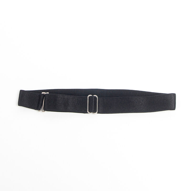 SUBBLIME - 955373 DRESS WITH BLACK LEATHER STRAPS S/M