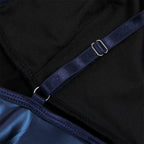 SUBBLIME - 955427 DRESS WITH BLUE LEATHER STRAPS L/XL