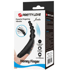 PRETTY LOVE - JORDIN FINGERVIBRATOR 10 VIBRATIONEN SCHWARZ