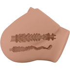 CRAZY BULL - BERNACE ASS VIBRATOR MIT REALISTISCHER VAGINA UND ANUS-FLEISCH-FERNBEDIENUNG