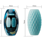 PRETTY LOVE - ATHENA EROS SILICONE MALE MASTURBATOR SKY BLUE