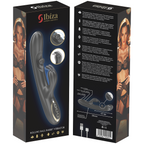 IBIZA - POWERFUL RABBIT VIBRATOR WITH MASSAGING ROLLING PEARL