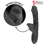 IBIZA - VIBRATOR UND KLITORISSTIMULATOR MIT BEISS- UND ROTATIONSEFFEKT