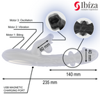 IBIZA - VIBRATOR UND KLITORISSTIMULATOR MIT BEISS- UND ROTATIONSEFFEKT
