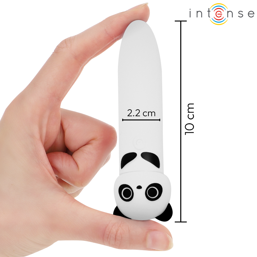 INTENSE - POH PANDA VIBRIERENDES BULLET, USB WIEDERAUFLADBAR, 10 X 2,2 CM