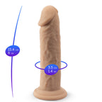 SILEXD - REALISTIC PENIS MODEL 2 THERMOREACTIVE SILICONE 15.4 CM