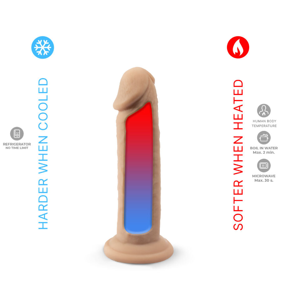 SILEXD - REALISTIC PENIS MODEL 2 PREMIUM THERMOREACTIVE SILICONE 15.4 CM