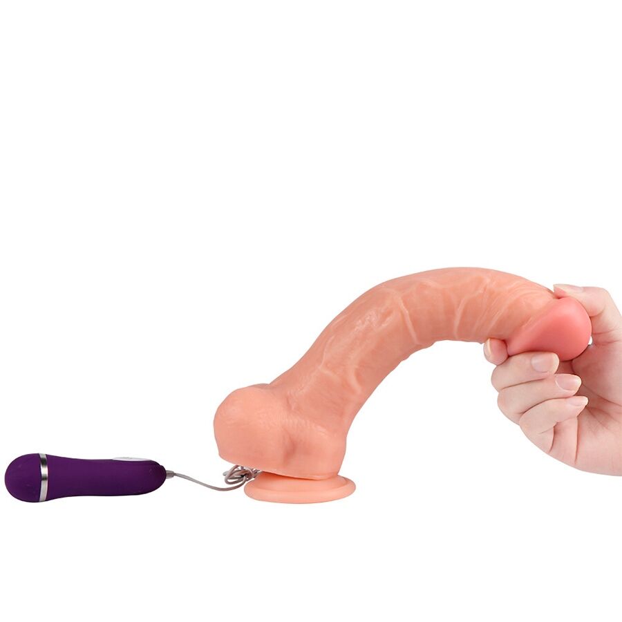 SHEQU - APOLO VIBRATOR DILDO WITH REMOTE CONTROL 24.5 CM