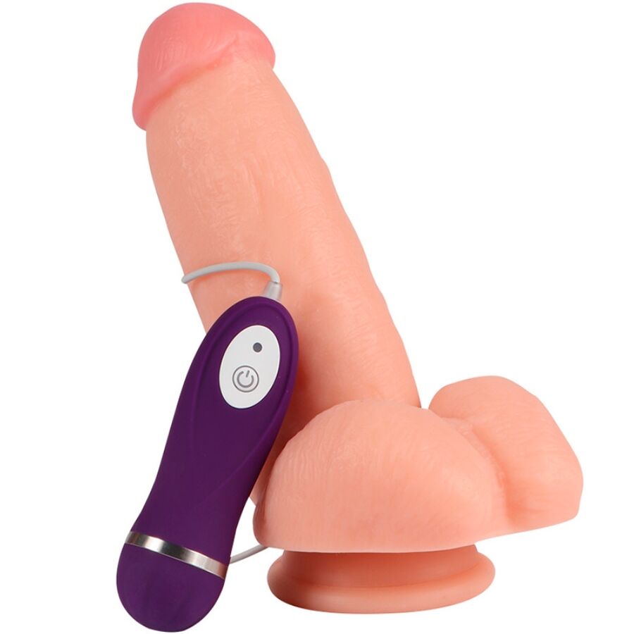 SHEQU - RED EAGLE VIBRATORDILDO MIT FERNBEDIENUNG 17 CM