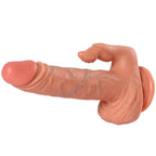 SHEQU - JULIAN DILDO AND CLITORIS STIMULATOR WITH VIBRATION AND REMOTE CONTROL 16 CM