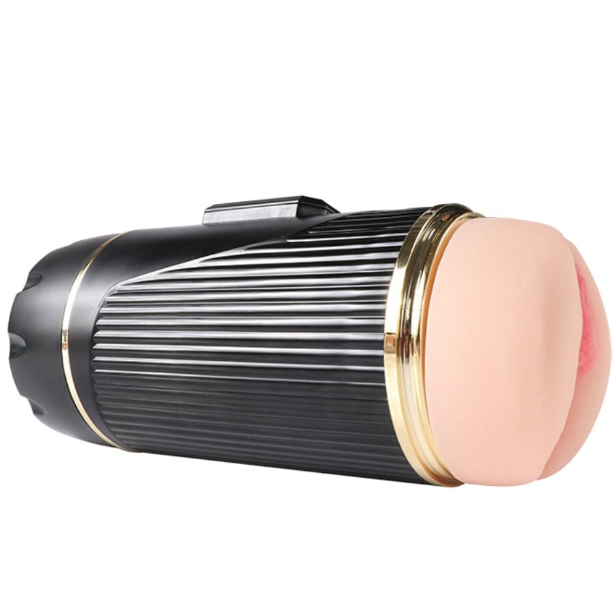 SHEQU - KAY DOUBLE MASTURBATOR WITH DUAL MOUTH AND VAGINA VIBRATION