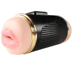 SHEQU - KAY DOUBLE MASTURBATOR WITH DUAL MOUTH AND VAGINA VIBRATION