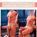 XISE - JASON HALF BODY REALISTIC MALE TORSO WITH THRUSTING AND VIBRATION 55 CM