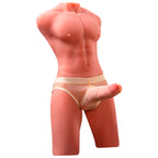 XISE - JASON HALF BODY REALISTIC MALE TORSO WITH THRUSTING AND VIBRATION 55 CM