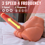 XISE - PEEL DILDO ASS REALISTISCHER DILDO-MASTURBATOR VORDERE POSITION MIT STOSS 17,5 CM