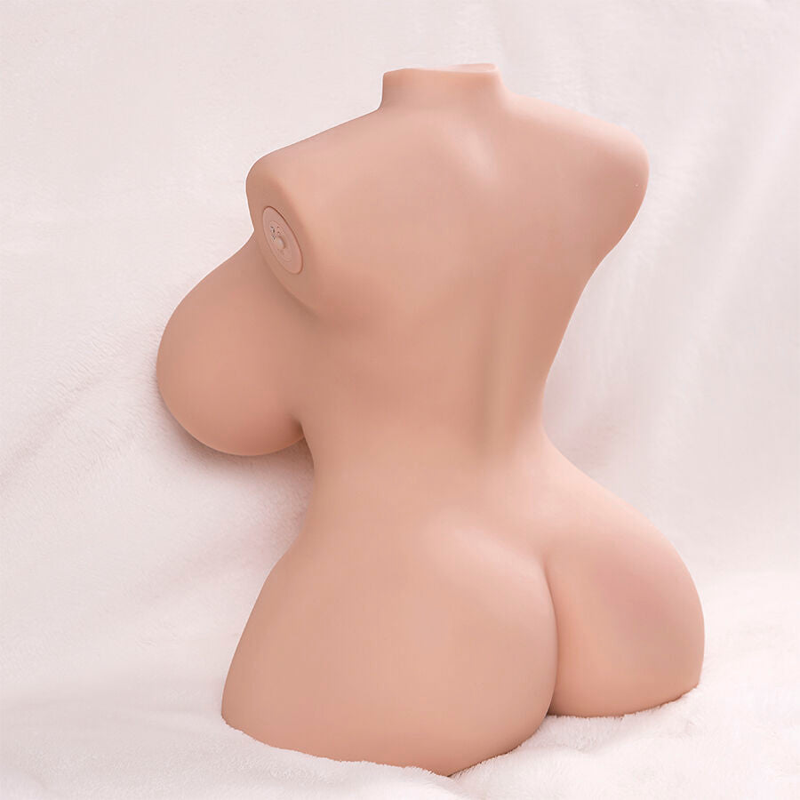 XISE - TINY THRUSTING REALISTIC TORSO WITH FEMALE VIBRATION 40 CM