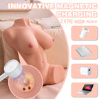 XISE - DANIA THRUSTING REALISTIC VIBRATING FEMALE TORSO 52 CM