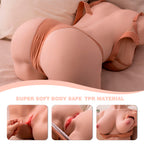 XISE - DANIA THRUSTING REALISTIC VIBRATING FEMALE TORSO 52 CM