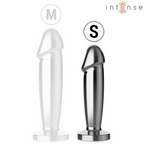 INTENSE - ANAL PLUG 10 VIBRATIONS METAL DILDO WITH REMOTE CONTROL S