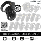 ADDICTED TOYS LOCKED - SILENT KEEP PENIS CAGE 7.5 CM
