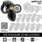 ADDICTED TOYS LOCKED - CHASTITY DEPTHS PENIS CAGE 7.5 CM