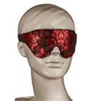 CALEXOTICS - SCANDAL OPAQUE EYE MASK WITH RED DETAILS