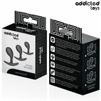 ADDICTED TOYS - SET OF 3 ANAL PLUG SILICONE MODEL 3