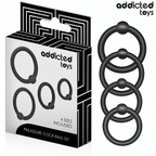 ADDICTED TOYS - SET OF PRESSURE SILICONE RINGS