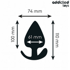 ADDICTED TOYS - ANAL PLUG SILICONE SIZE XXL 11 CM