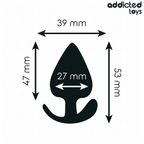 ADDICTED TOYS - ANAL PLUG SILICONE SIZE S 5.3 CM