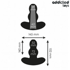 ADDICTED TOYS - HOLLOW ANAL PLUG SILICONE SIZE XXL 15.2 CM