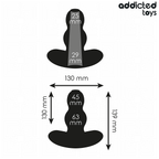 ADDICTED TOYS - HOLLOW ANAL PLUG SILICONE SIZE XL 13.9 CM