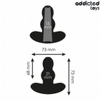 ADDICTED TOYS - HOLLOW ANAL PLUG SILICONE SIZE S 7.3 CM