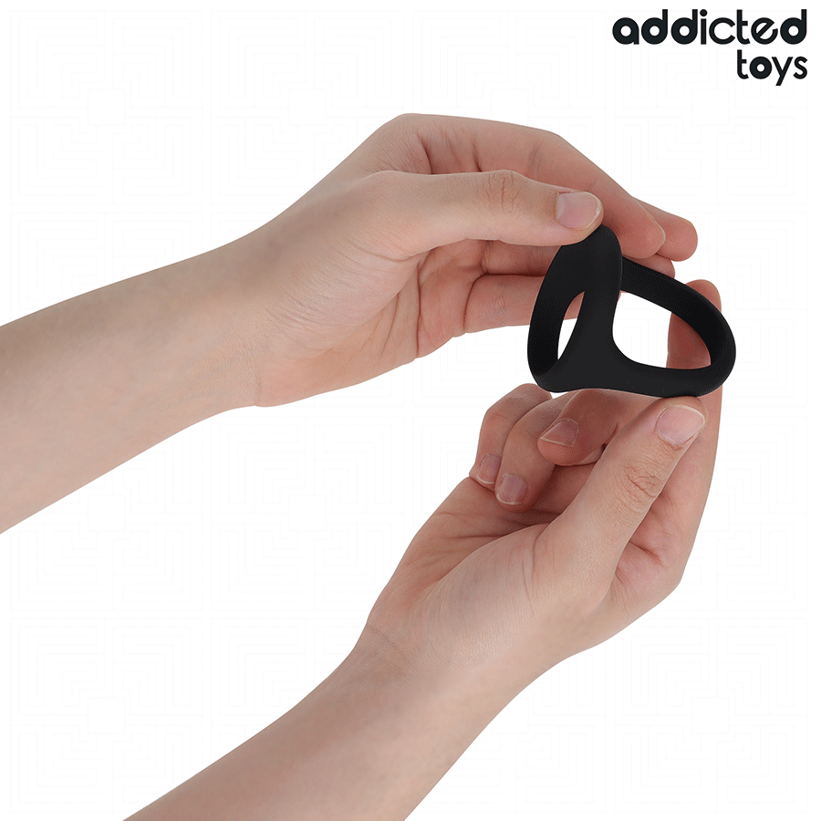 ADDICTED TOYS - THICK TRIPLE PENIS RING