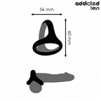 ADDICTED TOYS - THICK TRIPLE PENIS RING
