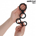 ADDICTED TOYS - PENIS RING WITH DIVIDERS FOR TESTICLES