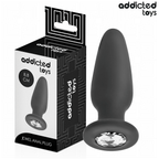 ADDICTED TOYS - ANAL PLUG WITH JEWEL SILICONE SIZE S 8.8 CM