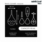 ADDICTED TOYS - TRAVEL ANAL CLEANER SIZE S 90 ML