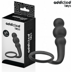 ADDICTED TOYS - ANAL PLUG WITH RING SILICONE MODEL 1