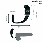 ADDICTED TOYS - ANAL PLUG WITH RING SILICONE MODEL 4