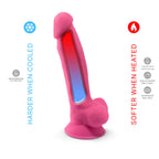 SILEXD - MODEL 1 REALISTIC PENIS PREMIUM SILICONE SILEXPAN FLUORESCENT PINK 17.5 CM