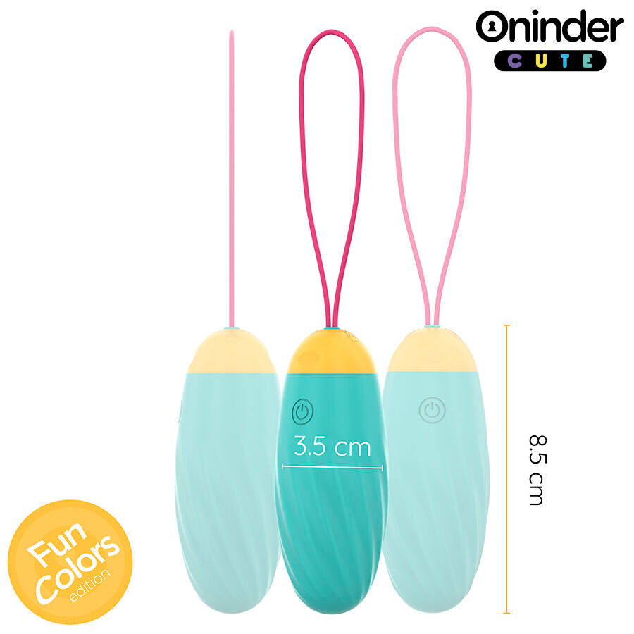 ONINDER CUTE - LOVE PLEASURE VIBRO-ROTATING SILICONE GEM EGG - FREE WORLDWIDE APP