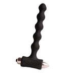 ROCKS- OFF - PETITE SENSATIONS PEARLS ANAL PLUG VIBRATOR BLACK