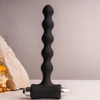 ROCKS- OFF - PETITE SENSATIONS PEARLS ANAL PLUG VIBRATOR BLACK