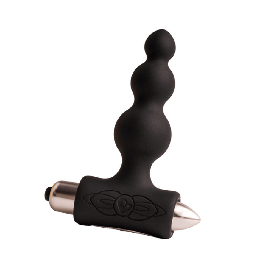 ROCKS- OFF - PETITE SENSATIONS BUBBLES ANAL PLUG VIBRATOR BLACK