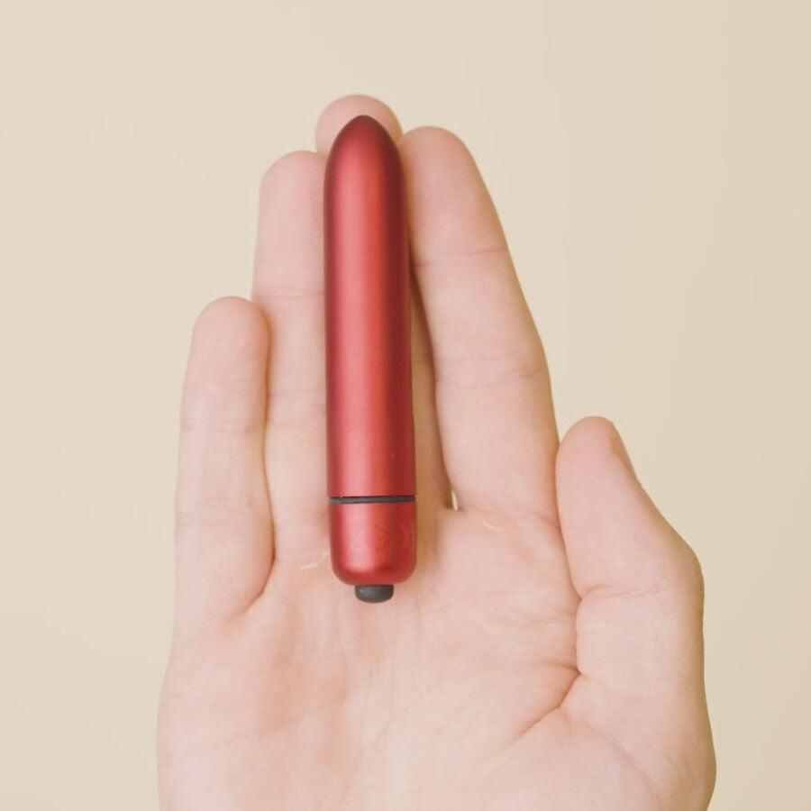 ROCKS-OFF - RO-90 SCARLET VELVET VIBRATING BULLET RED