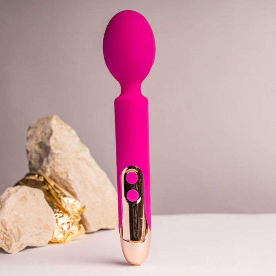 ROCKS- OFF - ORIEL FLEXIBLE WAND VIBRATOR FUCHSIA
