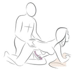 ROCKS-OFF - GEMINI DUAL VIBRATOR G-SPOT CLITORIS STIMULATOR PURPLE