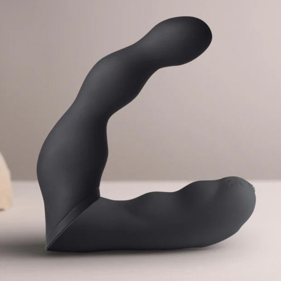 ROCKS-OFF - BLACK PROSTATE AND ANAL VIBRATOR ADAPTER