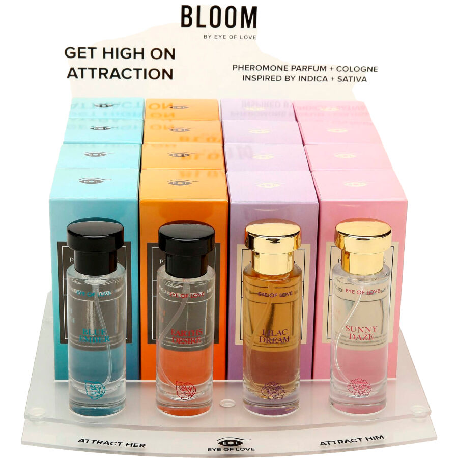 EYE OF LOVE - BLOOM DISPLAY 4X4 PERFUMES 30 ML